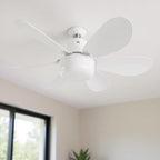 Ventilateur Plafonnier à Ampoule avec Télécommande