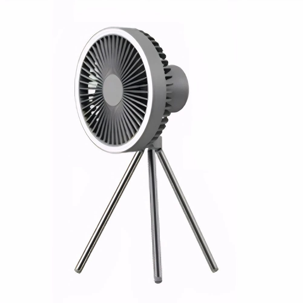Ventilateur Tripode Plafonnier avec Minuterie et Lumière Nocturne