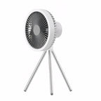 Ventilateur Tripode Plafonnier avec Minuterie et Lumière Nocturne