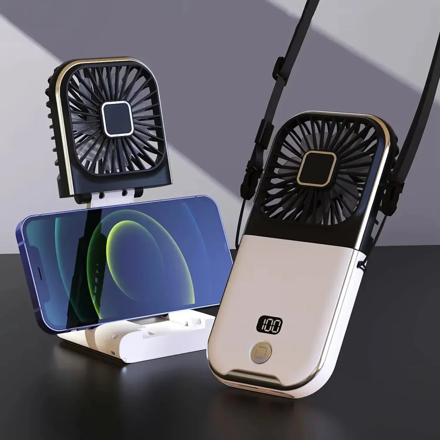 Ventilateur Portable 3-en-1 Sans Fil